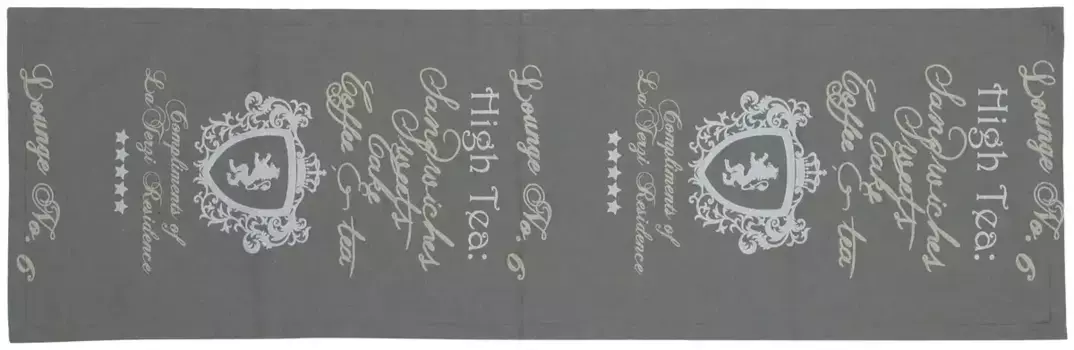 Настольная дорожка GO-DE "Полдник", (Д/Ш): ок. 140/40 см 40х140 см, серый