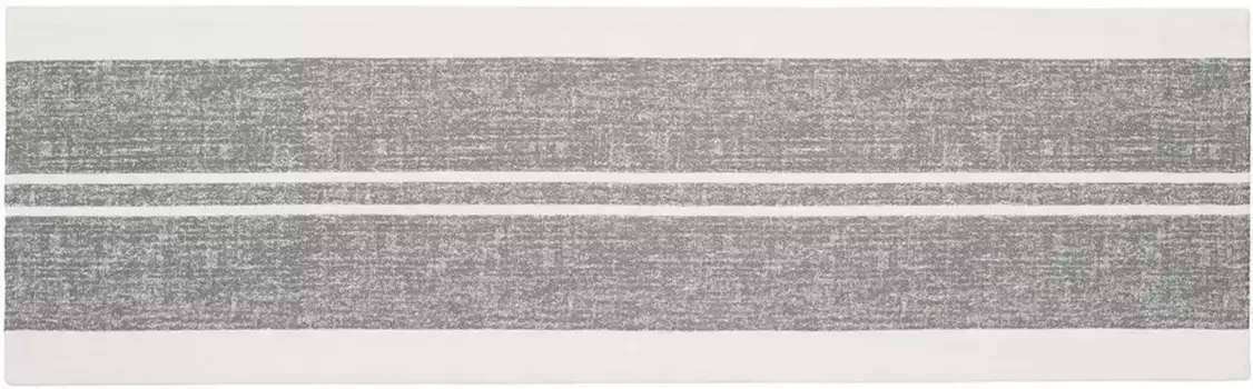 Настольная дорожка Gzze "Ява", (1 шт.) 135х40 см, антрацит/белый