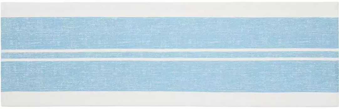 Настольная дорожка Gzze "Ява", (1 шт.) 135х40 см, белый/бирюзовый