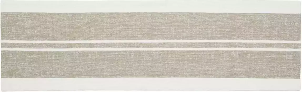 Настольная дорожка Gzze "Ява", (1 шт.) 135х40 см, серо-коричневый/белый