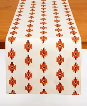 Настольная дорожка Mesa, 72 x 14 дюймов Tableau, оранжевый