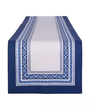 Настольная дорожка с принтом в полоску Porto, 14 x 72 дюйма Design Imports, мультиколор