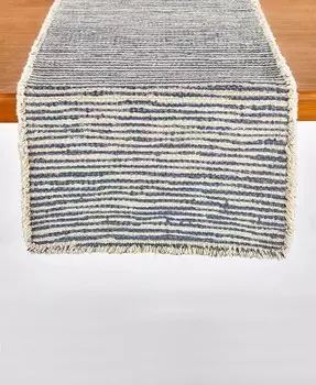 Настольная дорожка с водяными знаками, 72 x 14 дюймов Tableau, синий