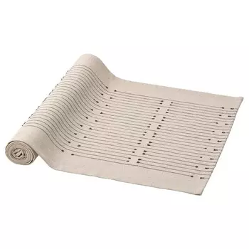 Настольная дорожка, темно-серый/бежевый, 35x150 см, VRARV IKEA