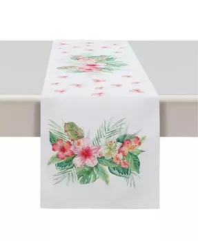 Настольная дорожка Tropical Island 13x72 Laural Home, розовый