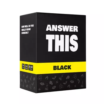 Настольная игра Answer This – Black Edition