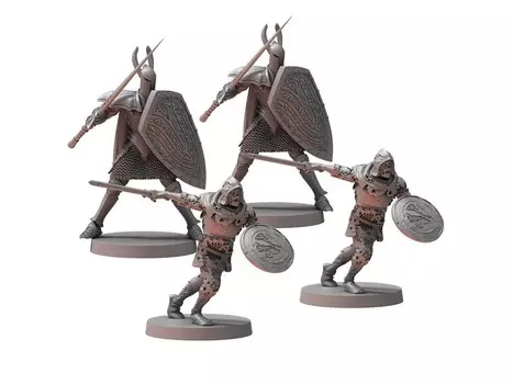 Настольная игра Dark Souls The Roleplaying Game The Silver & The Dead Miniature Set