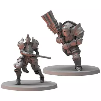 Настольная игра Dark Souls The Roleplaying Game Captains & Warriors Miniature Set