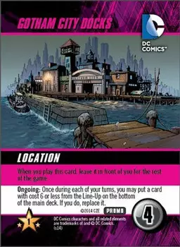 Настольная игра DC Comics Deck Building Game: Gotham City Docks Promo