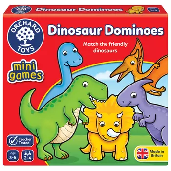 Настольная игра Dinosaur Dominoes Mini Game