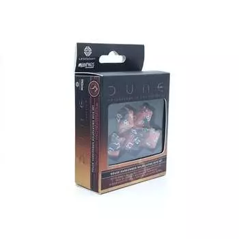 Настольная игра Dune: Adventures In The Imperium Rpg – House Harkonnen Dice Set