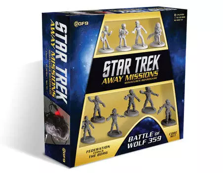 Настольная игра Gale Force Nine Star Trek Away Missions: Federation VS Borg - Battle of Wolf 359 Core Set