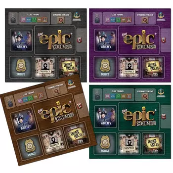 Настольная игра Gamelyn Games Tiny Epic Crimes: Player Mats (4)