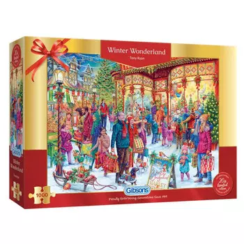 Настольная игра Gibsons Games 1000-Piece Puzzle: Winter Wonderland Limited Edition