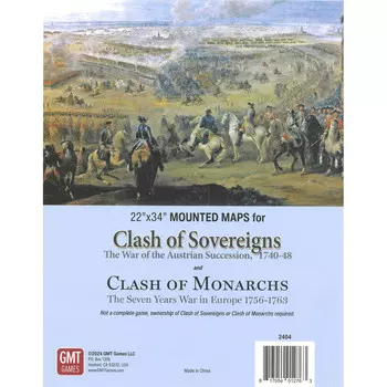 Настольная игра GMT Games Clash of Sovereigns / Clash of Monarchs: Mounted Map