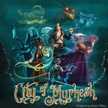 Настольная игра Grindstone Games City of Myrkesh: The City Traversal Deckbuilding Game