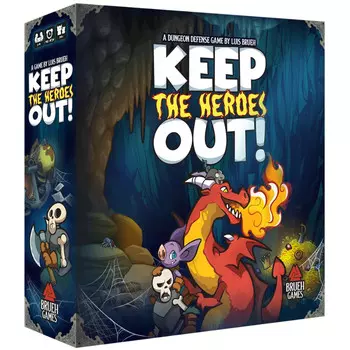 Настольная игра Keep the Heroes Out! Kickstarter w/ All Stretch Goals