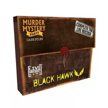 Настольная игра Murder Mystery Party Case Files: Black Hawk Live Mission Game