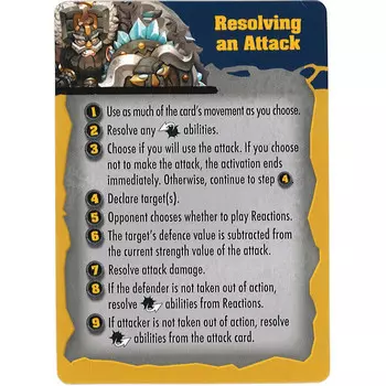 Настольная игра Mythic Games Super Fantasy Brawl: Player Aid Cards Pack