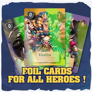 Настольная игра Mythic Games Super Fantasy Brawl: Hero Foil Cards (Spanish Version)