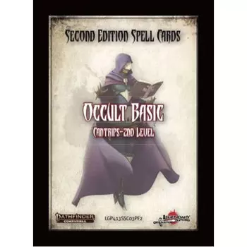 Настольная игра Pathfinder Second Edition Rpg (P2): Occult Basic Spell Card Set