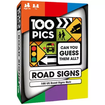 Настольная игра Poptacular 100 PICS: US Road Signs