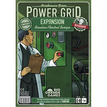 Настольная игра Power Grid Recharged: Central Europe Expansion