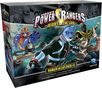 Настольная игра Renegade Game Studios Power Rangers: Heroes of the Grid - Ranger Allies Pack #1