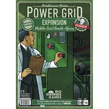 Настольная игра Rio Grande Games Power Grid Recharged: Middle East / South Africa Expansion