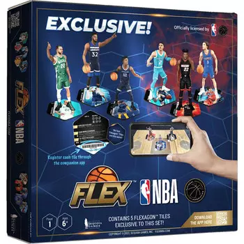 Настольная игра Sequoia Games FLEX NBA: 1-Player Starter - Exclusive Artist Edition