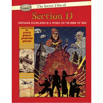 Настольная игра The Secret Files Of Section D Hardback Book