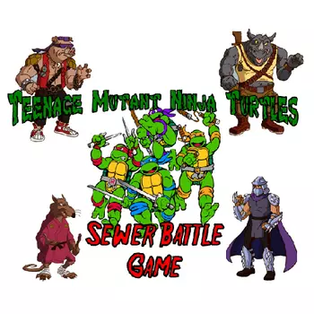 Настольная игра Tmnt Sewer Battle Pressmatic Game