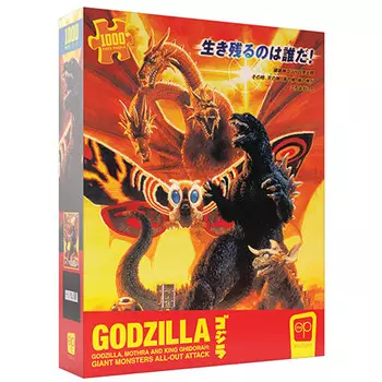 Настольная игра USAopoly 1000-Piece Puzzle: Godzilla, Mothra, & King Ghidorah