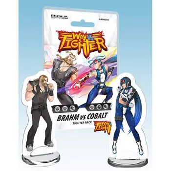 Настольная игра Way Of The Fighter Board Game: Brahm Vs Cobalt Fighter Pack