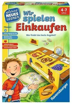 Настольная игра WIR SPIELEN EINKAUFEN Ravensburger, цвет mehrfarbig