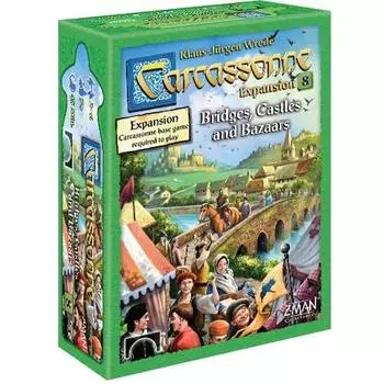 Настольная игра Z-Man Games Carcassonne: Expansion 8 - Bridges, Castles, & Bazaars