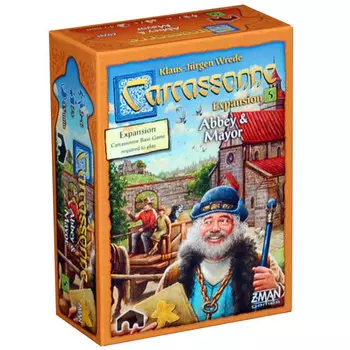 Настольная игра Z-Man Games Carcassonne: Expansion 5 - Abbey & Mayor (New Edition)