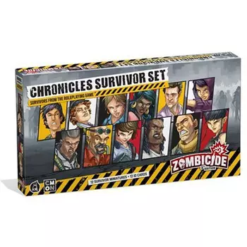 Настольная игра Zombicide 2Nd Edition Chronicles Survivors Set CoolMiniOrNot