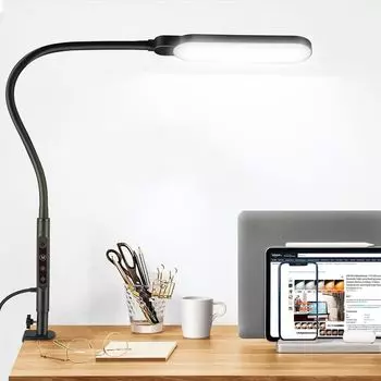 Настольная лампа, 116 светодиодных зажимов, 5 цветовых температур, 9 уровней яркости. Dopwii