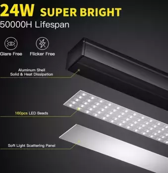 Настольная лампа Bedee, черный