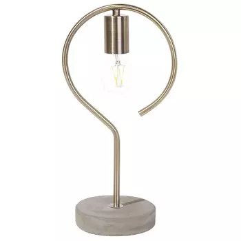 Настольная лампа Beliani, 14x20x40 см, цвет латуни