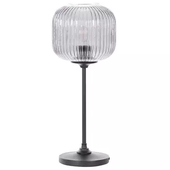 Настольная лампа Beliani, 19x19x50 см, черный