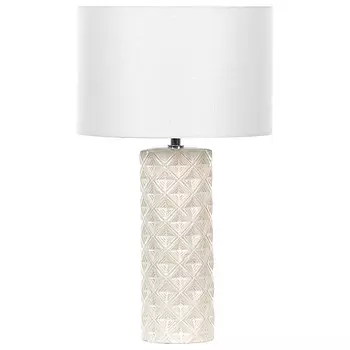 Настольная лампа Beliani, 28x28x49 см, белый