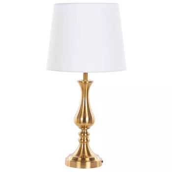 Настольная лампа Beliani, 30x30x63 см, белый