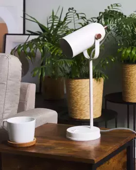 Настольная лампа Beliani, белый