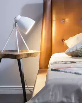 Настольная лампа Beliani, белый