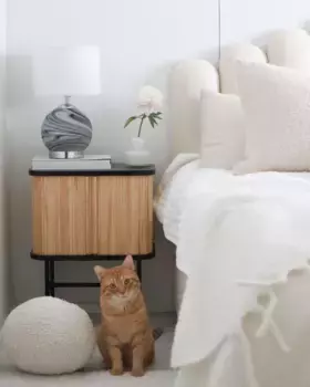 Настольная лампа Beliani, белый