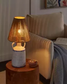 Настольная лампа Beliani, белый