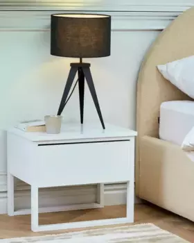 Настольная лампа Beliani, черный