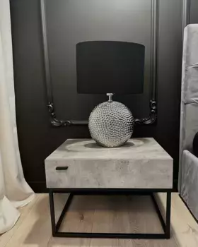 Настольная лампа Beliani, черный